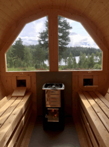 Bastu, sauna at Frisbo glamping camp