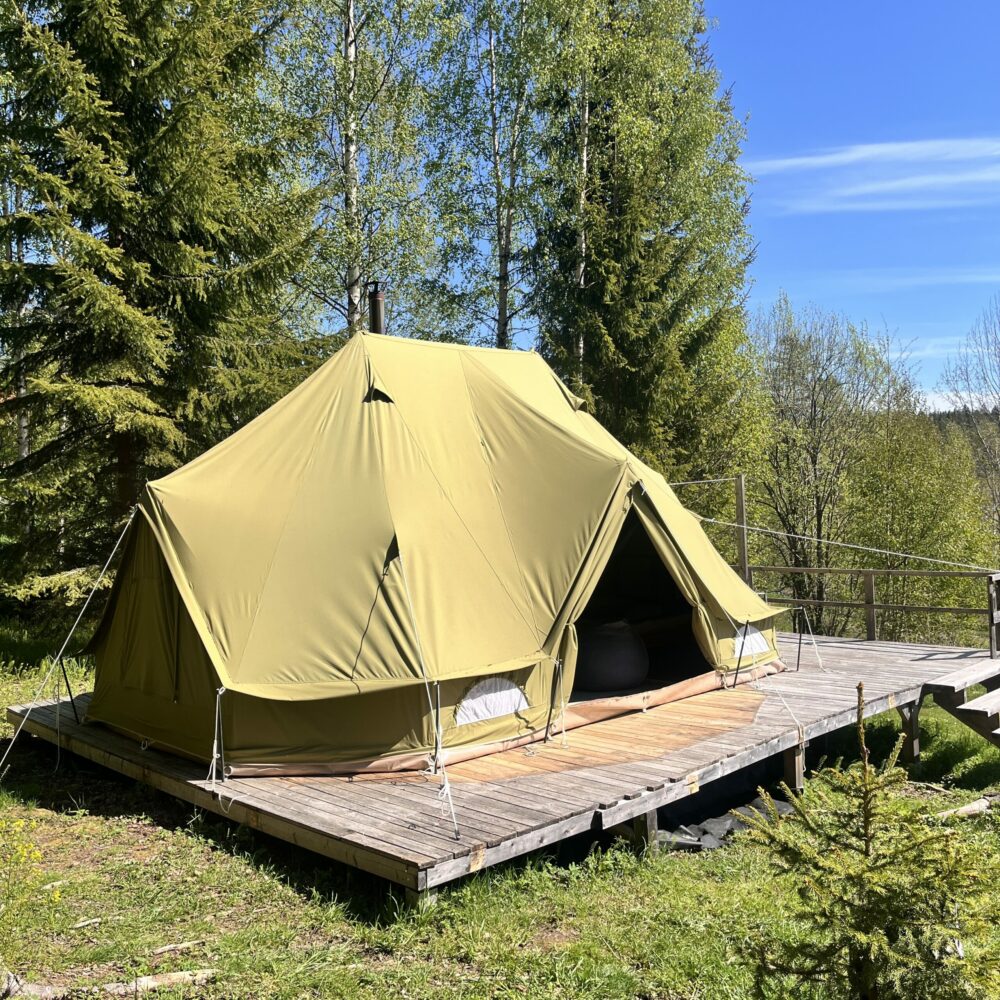 Double Glamping tent